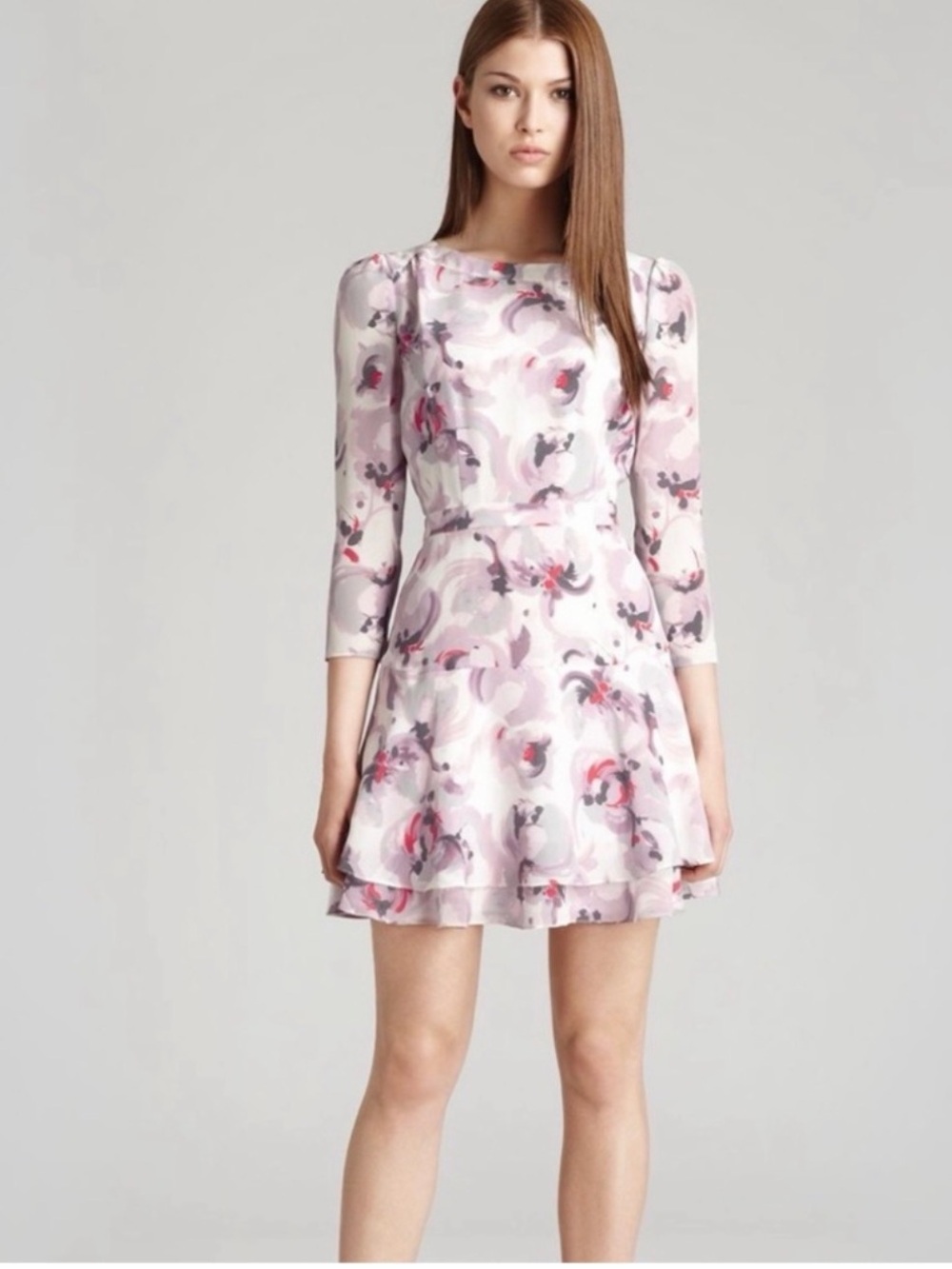 REISS Giselle Fit-and-Flare Dress